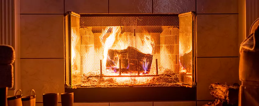 Mendota Hearth Landscape Fireplace Installation in Lawton, Oklahoma