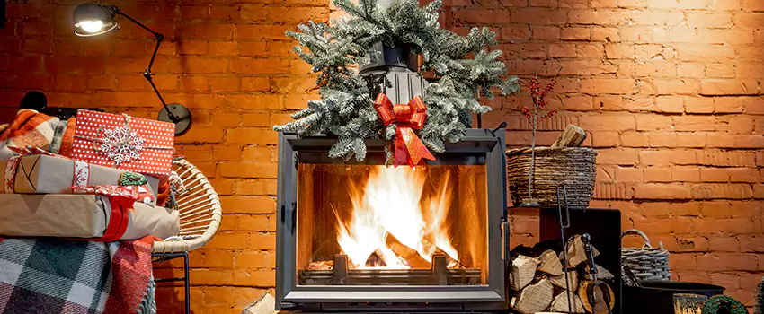Travis Industries Linear Gas Fireplace Installation in Lawton, Oklahoma